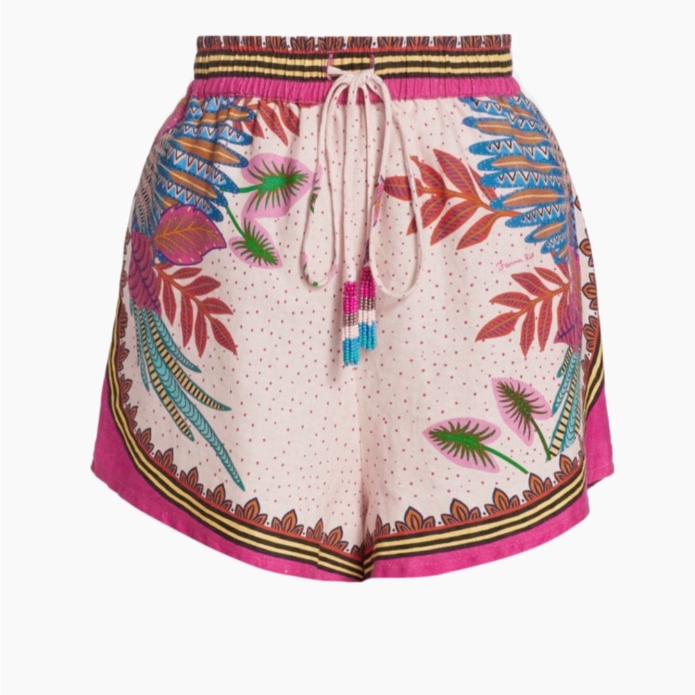 Farm Rio Floral Print Women's Shorts. Perfect for island vacation!